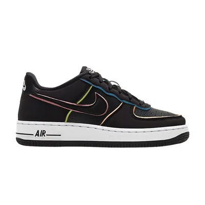 Pre-owned Nike Air Force 1 Lv8 Gs 'outline' | Black | Kid's Size 5