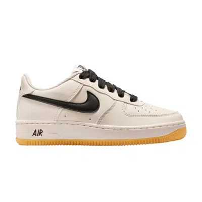 Pre-owned Nike Air Force 1 Lv8 Gs 'soft Pearl Black Gum' | Cream | Kid's Size 6.5 In Beige