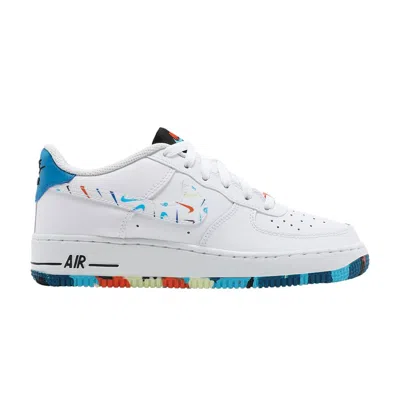Pre-owned Nike Air Force 1 Lv8 Gs 'swoosh Pack' | White | Kid's Size 6