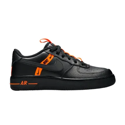 Pre-owned Nike Air Force 1 Lv8 Ksa Gs 'worldwide Pack - Black Total Orange' | Kid's Size 4