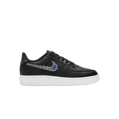 Pre-owned Nike Air Force 1 Lv8 Ps 'digital Swoosh - Black' | Kid's Size 2
