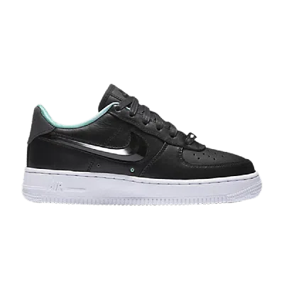 Pre-owned Nike Air Force 1 Lv8 Qs Gs 'northern Lights' In Black