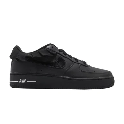 Pre-owned Nike Air Force 1 Lv8 Ruffle Gs 'black' | Kid's Size 6