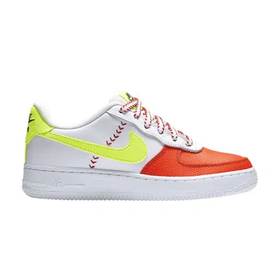 Pre-owned Nike Air Force 1 Lv8 Sprb Gs 'white Volt Orange' | Kid's Size 6.5