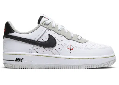 Pre-owned Nike Air Force 1 Lv8 Swoosh Compass Sneakers In White/photon Dust/limelight