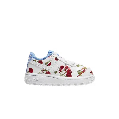 Pre-owned Nike Air Force 1 Lv8 Td 'cherry Picnic' | White | Infant Size 2