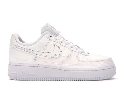 Pre-owned Nike Air Force 1 Lx Reveal Black Swoosh (women's) Sneakers In White