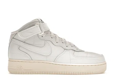 Pre-owned Nike Air Force 1 Mid '07 Canvas (women's) Sneakers In Summit White/pearl White