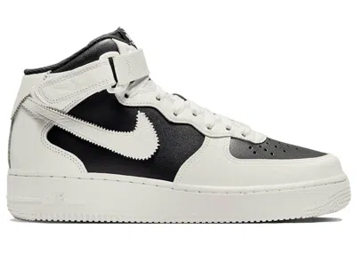 Pre-owned Nike Air Force 1 Mid '07 Every 1 Reverse Panda (women's) Sneakers In Black/sail/coconut Milk