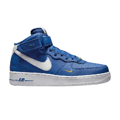Pre-owned Nike Air Force 1 Mid '07 Lv8 '40th Anniversary - Blue Jay'