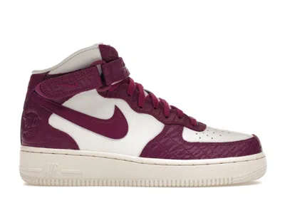 Pre-owned Nike Air Force 1 Mid '07 Tokyo 03 (women's) Sneakers In Viotech/summit White