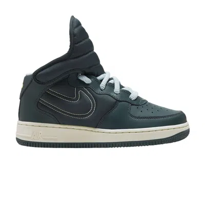 Pre-owned Nike Air Force 1 Mid Gs 'padded Tongue' | Teal | Kid's Size 4.5