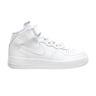 Pre-owned Nike Air Force 1 Mid Gs 'white'