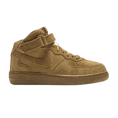 Pre-owned Nike Air Force 1 Mid Lv8 Ps 'wheat' In Brown