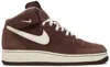 Nike Air Force 1 Mid Qs Chocolate In Brown