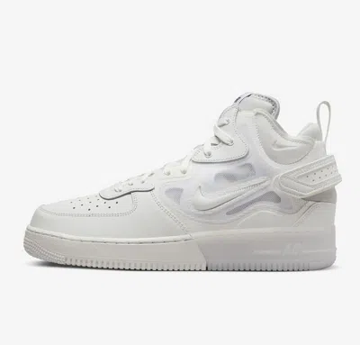 Pre-owned Nike Air Force 1 Mid React Summit White Dq1872-101