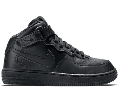 Pre-owned Nike Air Force 1 Mid Sneakers In Black