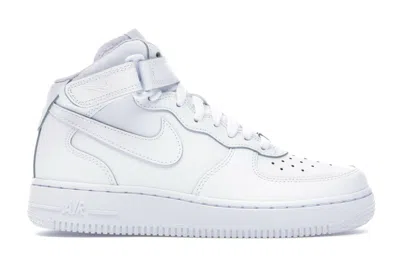 Pre-owned Nike Air Force 1 Mid Sneakers In White