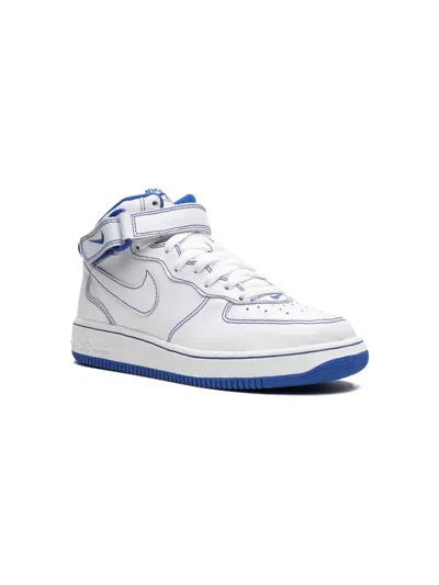 Nike Kids' Air Force 1 Mid Sneakers In White