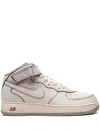 Nike Air Force 1 Mid Sneakers In Cream