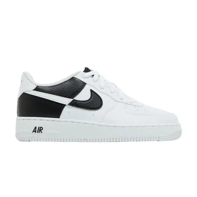 Pre-owned Nike Air Force 1 Next Nature Gs 'split - White Black' | Kid's Size 3.5