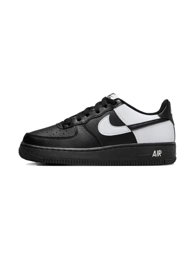 Nike Kids' Air Force 1 Next Nature "split Black/white" Sneakers