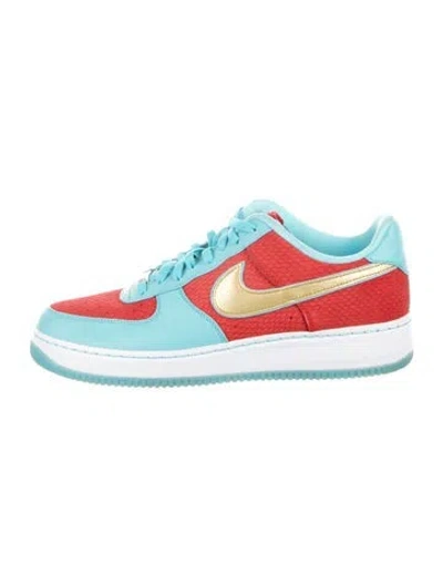 Pre-owned Nike Air Force 1 Nrg 'year Of The Dragon 2' Athletic Sneakers In Blue
