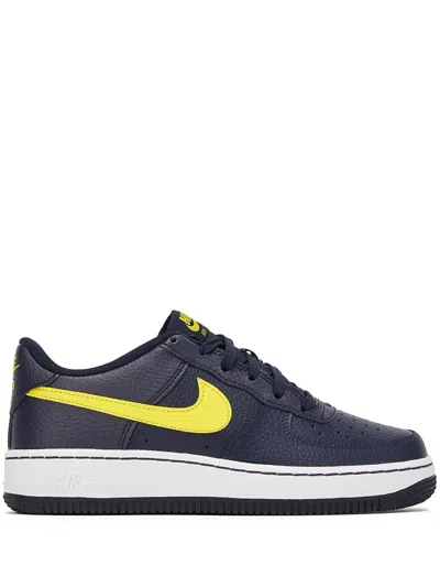 Nike Kids' Air Force 1 "obsidian" Sneakers In Blue
