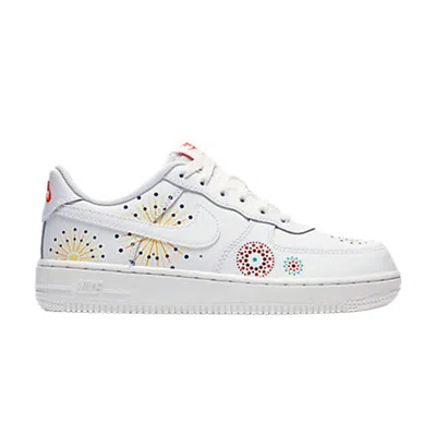 Pre-owned Nike Air Force 1 Pinnacle Qs Gs 'werewolf' | White | Kid's Size 7
