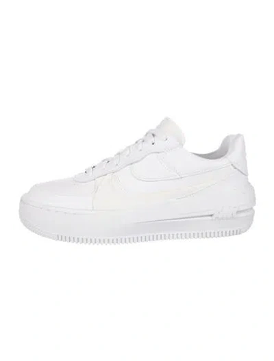 Pre-owned Nike Air Force 1 Plt.af.orm Triple White Sneakers