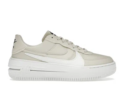 Pre-owned Nike Air Force 1 Plt.af.orm (women's) Sneakers In Fossil/sail/summit White