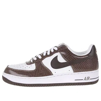 Nike Air Force 1 Premium 'brown White' In Multi