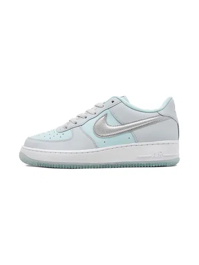 NIKE AIR FORCE 1 "PURE PLATINUM/GLACIER BLUE/METALLIC SILVER" SNEAKERS