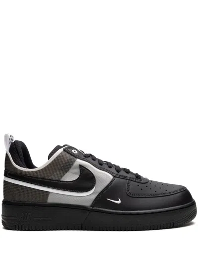 Nike Air Force 1 React Sneakers In Black