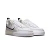 NIKE AIR FORCE 1 REACT DQ7669-100 MEN'S WHITE SAIL LEATHER SNEAKER SHOES NR6315