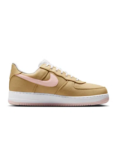 Nike Low-top Rubber Sole Sneakers With Contrast Stitching In Brown