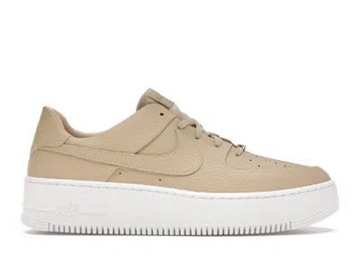 Pre-owned Nike Air Force 1 Sage Low 2 (women's) Sneakers In Desert Ore/white In Multi