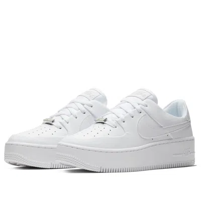 Nike Air Force 1 Sage Low Ar5339-100 Sneaker Womens White Platform Shoes Rhs4098