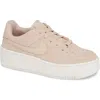 Nike Air Force 1 Sage Low Platform Sneaker In Pink