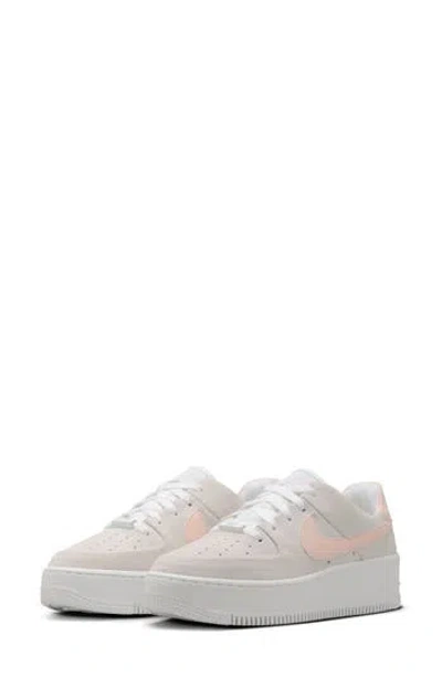 Nike Air Force 1 Sage Low Platform Sneaker In White