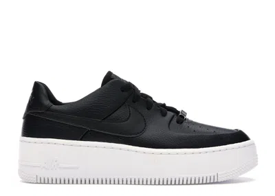 Pre-owned Nike Air Force 1 Sage Low (women's) Sneakers In Black/white