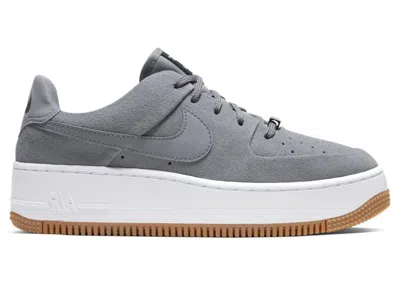Pre-owned Nike Air Force 1 Sage Low (women's) Sneakers In Cool Grey/black