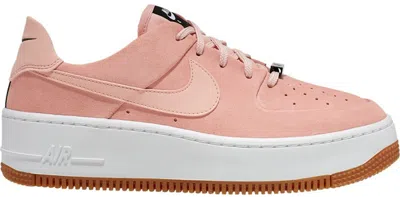 Pre-owned Nike Air Force 1 Sage Low (women's) Sneakers In Coral Stardust/black/white