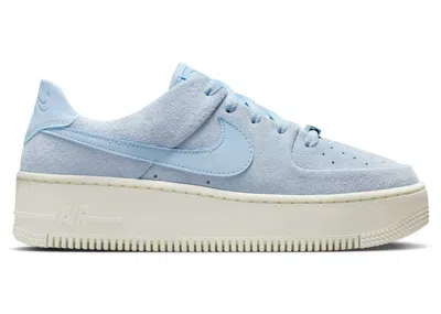 Pre-owned Nike Air Force 1 Sage Low (women's) Sneakers In Light Armory Blue/sail