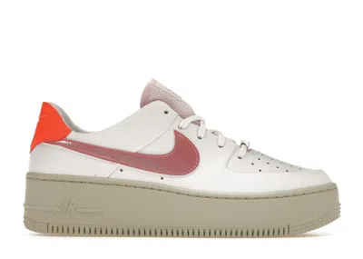 Pre-owned Nike Air Force 1 Sage Low (women's) Sneakers In White/digital Pink/pink Foam