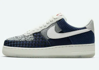 Pre-owned Nike Air Force 1 Sashiko Women's Size Dd5401-492 In White