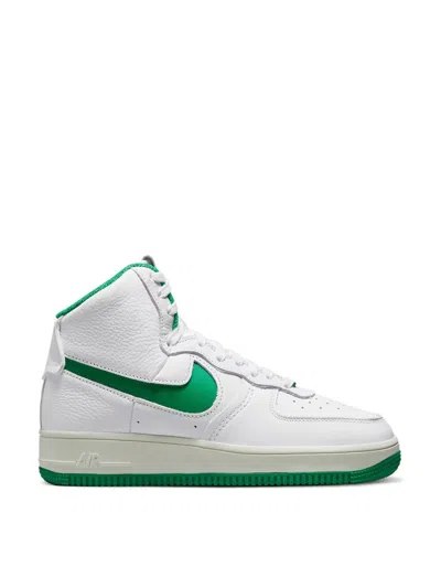 Nike Air Force 1 Sculpt 'stadium Green' Sneakers In White