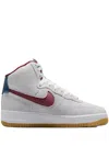 Nike Air Force 1 Sculpt "white/team Red" Sneakers In Neutral