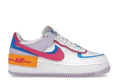 Pre-owned Nike Air Force 1 Shadow Alchemy Pink (women's) Sneakers In White/photo Blue/lilac Bloom