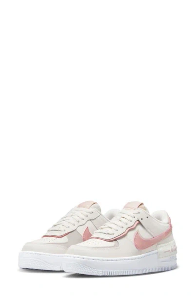 Nike Air Force 1 Shadow Sneaker In Phantom/ Red/ Pink/ White